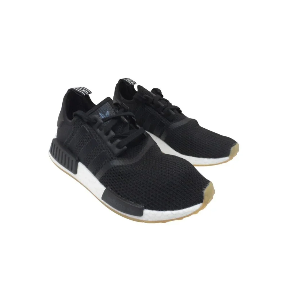Adidas Men's La Marque Aux 3 Bandes Athletic Running Shoe Black/White Size 8M - Picture 1 of 8